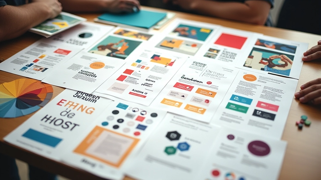 Tablero de moodboard con referencias visuales, colores, y estilos de animación profesionales